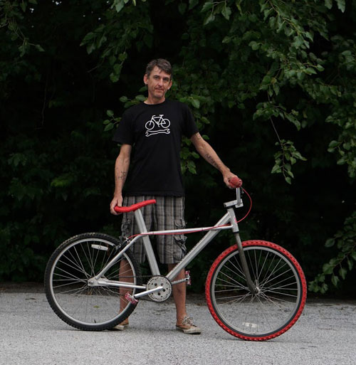 Tim with his Bike Lancaster PA